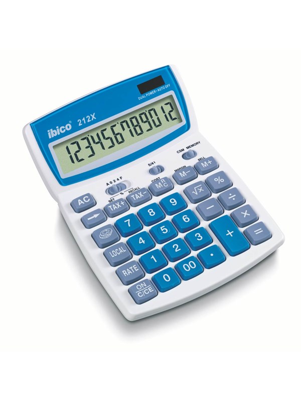Ibico Pöytälaskin 212X 12-numeroinen