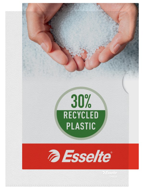 Esselte Quality muovitasku A5, 30 % kierrätettyä muovia, 115mic/100kpl