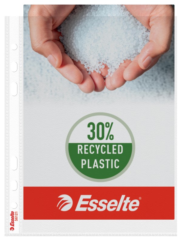Esselte Quality kansiotasku A5, 30 % kierrätettyä muovia, 85mic/10kpl