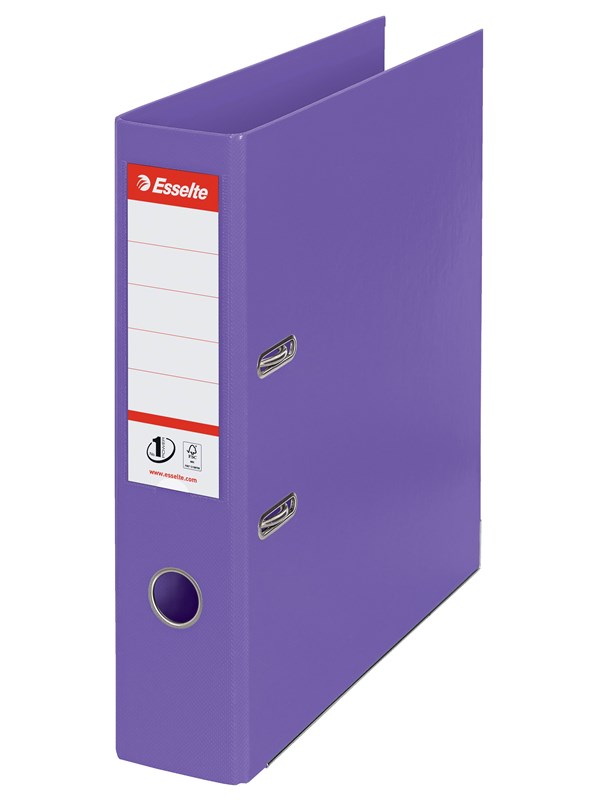 Esselte No.1 mappi PP, 30% kierrätettyä PP-materiaalia, A4, Muovi, Violetti, Kuvioitu pinta, 500 arkkia, 500 g/m²