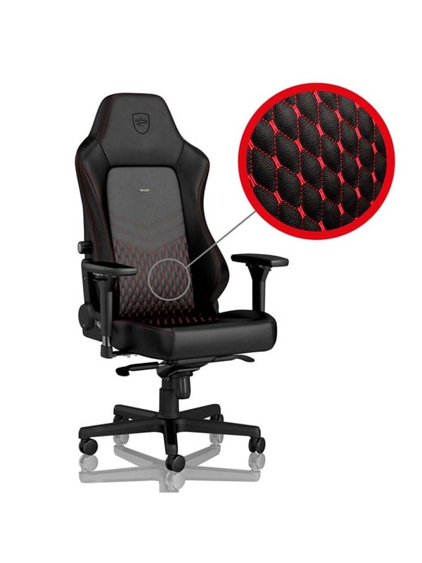 noblechairs HERO-pelituoli - Musta/Punainen Pelituoli - Musta / Punainen - PU Nahka - Jopa 150 kg