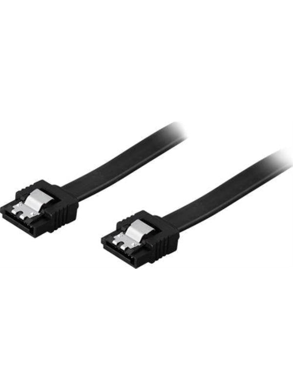 Pro SATA Cable - Musta - 0.7m