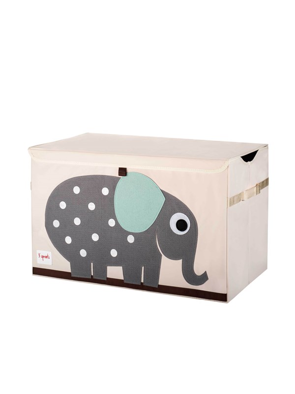 3 Sprouts Förvaringslåda med lock, Elephant