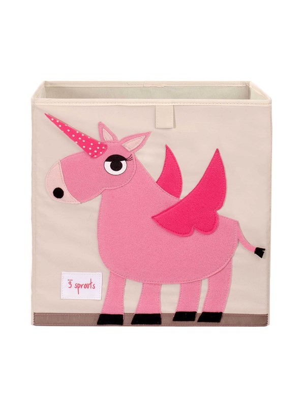 3 Sprouts Förvaringslåda, Unicorn