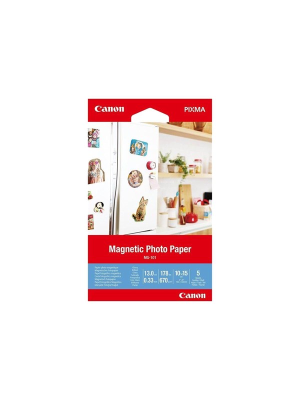Canon Paperi MG-101 / 3634C002 Magneettinen 10x15cm - 5 arkkia