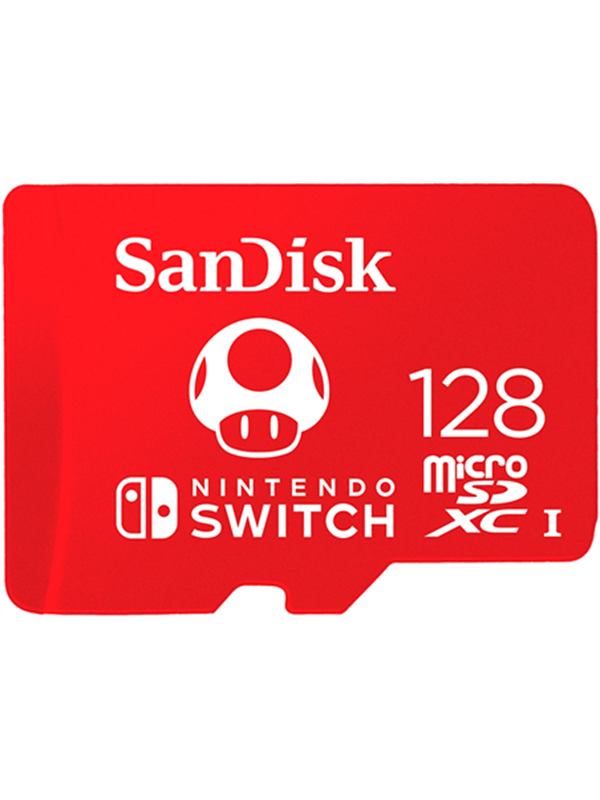 SanDisk SDSQXAO-128G-GNCZN, 128 GB, MicroSDXC, 100 MB/s, 90 MB/s, Class 3 (U3), Punainen, Valkoinen
