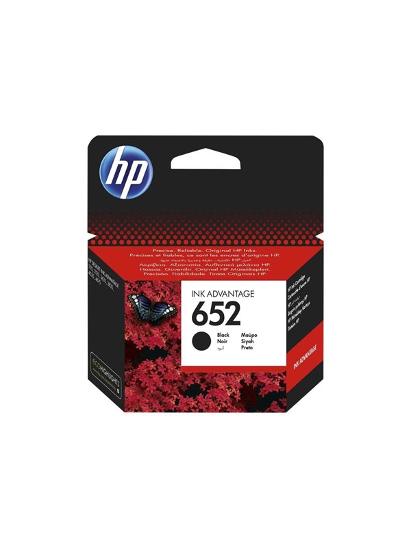 HP 652 / F6V25AE Musta Ink