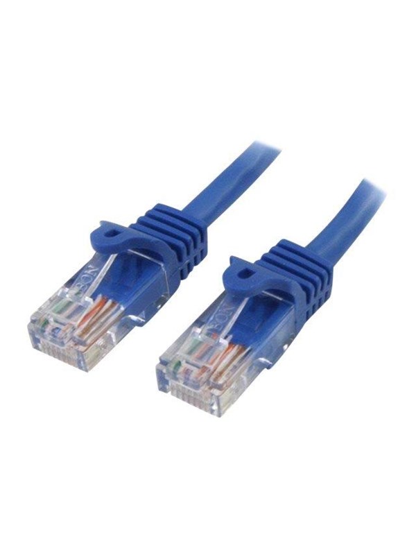 StarTech.com 5m Sininen Cat5e / Cat 5 Snagless Patch Cable 5 m - patch cable - 5 m - Sininen - Sininen - 5m