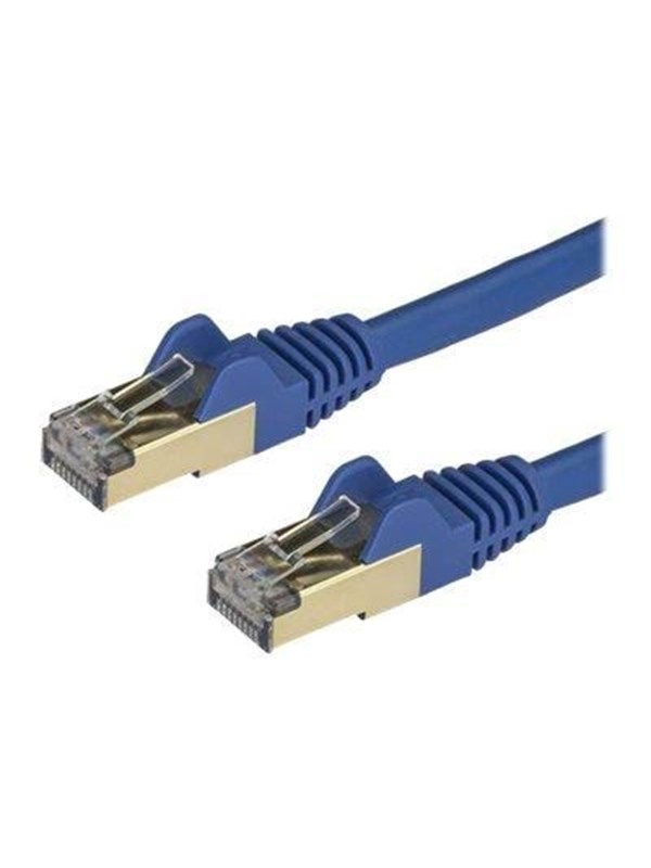StarTech.com 1m Sininen Cat6a / Cat 6a Shielded Ethernet Patch Cable 1 m - patch cable - 1 m - Sininen - Sininen - 1m