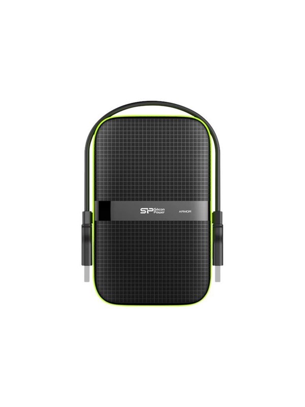 Silicon Power Panssarikotelo - Ulkoiset kovalevyt - 5TB - Vihreä