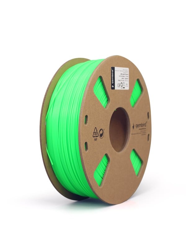 Gembird ABS filament - Green - 1.75mm ø - 1 kg
