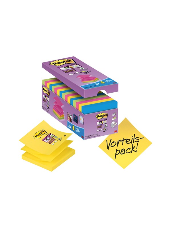 3M Post-it Super Sticky Z-Notes R330-SSVP16-EU