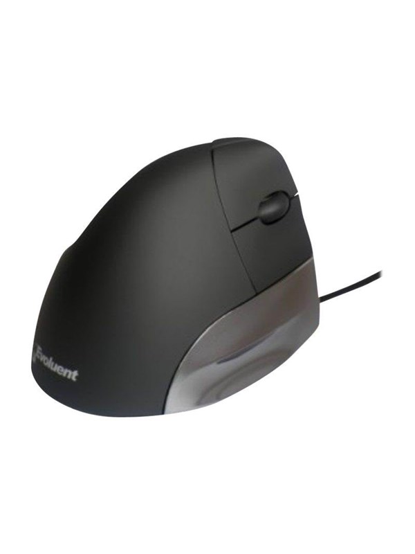 Evoluent Pystyhiiri VMS Standard - Vertical mouse - Optinen - 3 painiketta - Hopea