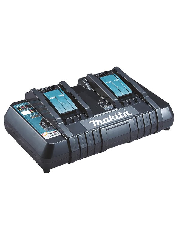 Makita 196933-6 Laturi 2 x 14,4V / 18V LXT-akuille