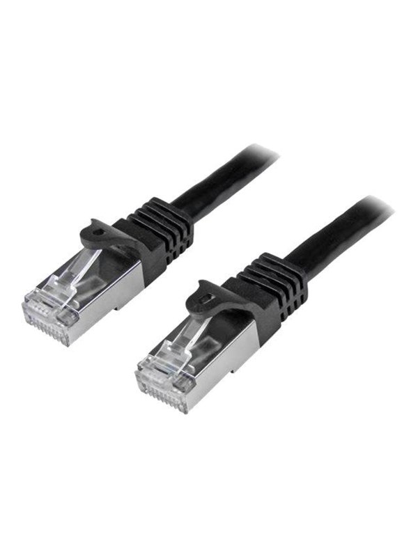 StarTech.com 1m Black Cat6 / Cat 6 Shielded (SFTP) Patch Cable 1 m - patch cable - 1 m - black - Musta - 1m