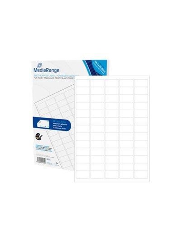 MediaRange - multi-purpose labels - 3250 label(s) - 30.1 x 21.2 mm