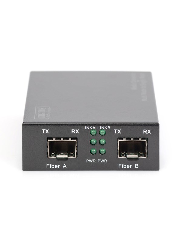 DIGITUS DN-82133 Gigabit Multimode/Singlemode Media Converter SFP