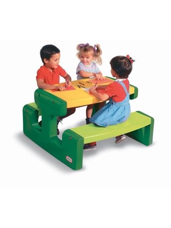 Little Tikes Iso piknikpöytä - ikivihreä