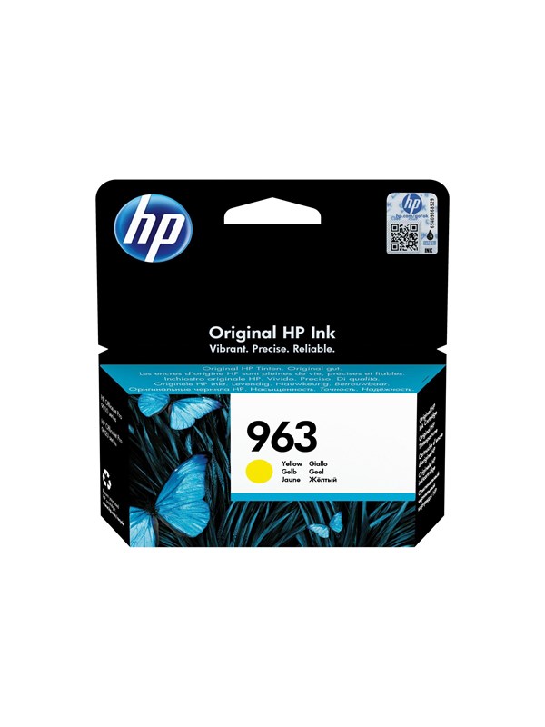 HP 963-mustekasetti, 10.7 ml, keltainen