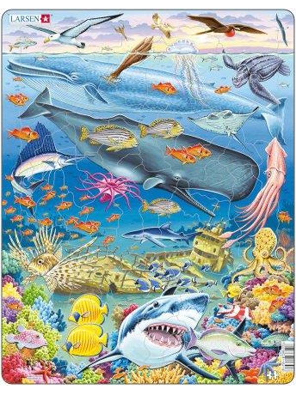 Larsen Puzzles Whale Reef