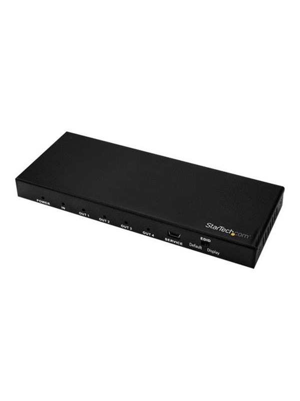 StarTech.com 4-porttinen HDMI-jakaja - 4K 60Hz - 1x4-tie HDMI 2.0 - videon ja äänen jakaja - 4 porttia