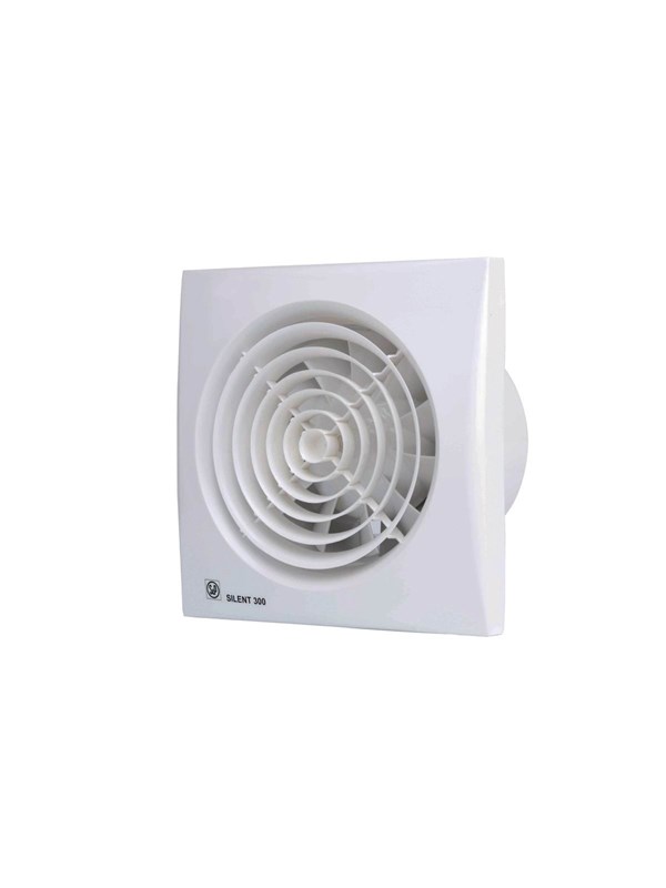 THERMEX Silent 200CRZ -tuuletin, ajastin, Ø120 mm, valkoinen