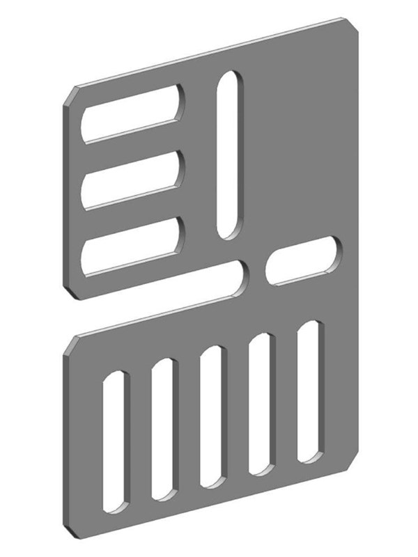 Legrand Assembly plate Universal joker galv