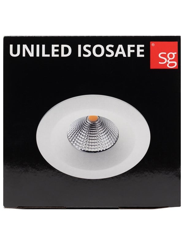 SG Armaturen Uniled isosafe Valkoinen 7w 3000k