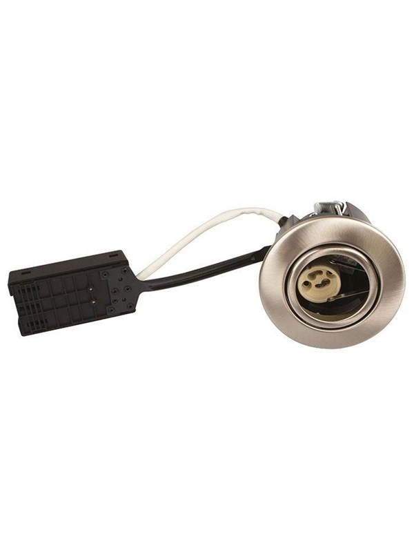 Scan Products Luna nopea asennus 230V GU10 IP44 SS316 harjattu teräs pyöreä