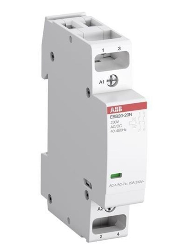ABB Esb20-20n-01 asennuskytkin 2no/0nc 24v ac/dc