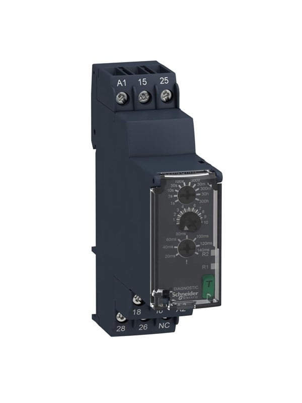 Schneider Electric Ajastin tähti-kolmiokytkennällä erillisellä yhteisellä 0,5s-300s 2 vaihtokosketinta 8a 24.