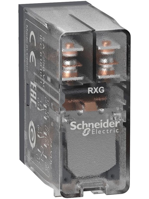 Schneider Electric 2co 5a rele selkeä 24vdc