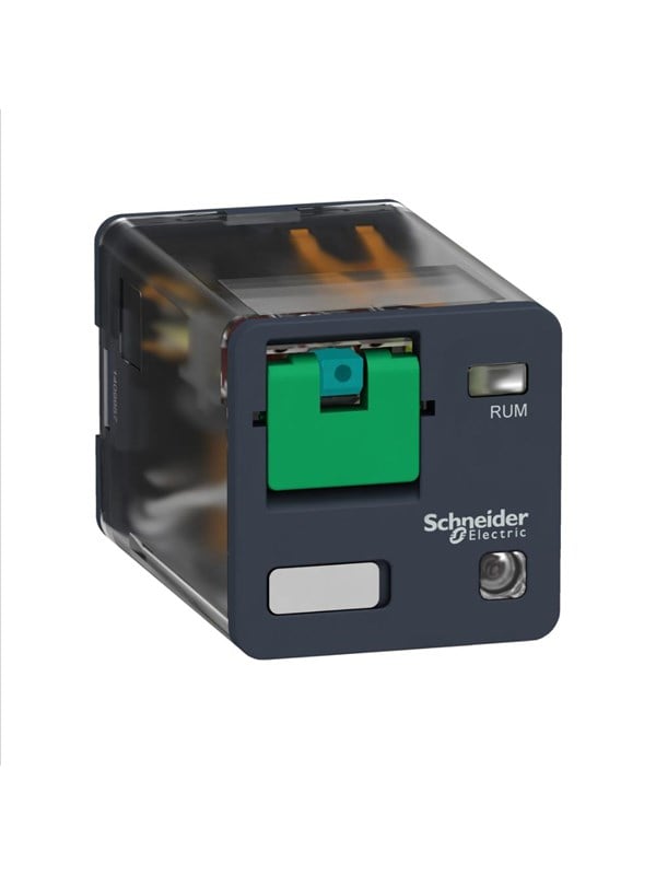 Schneider Electric Plug-in relay 10a 3c/o 24vdc with LED and TESTI button