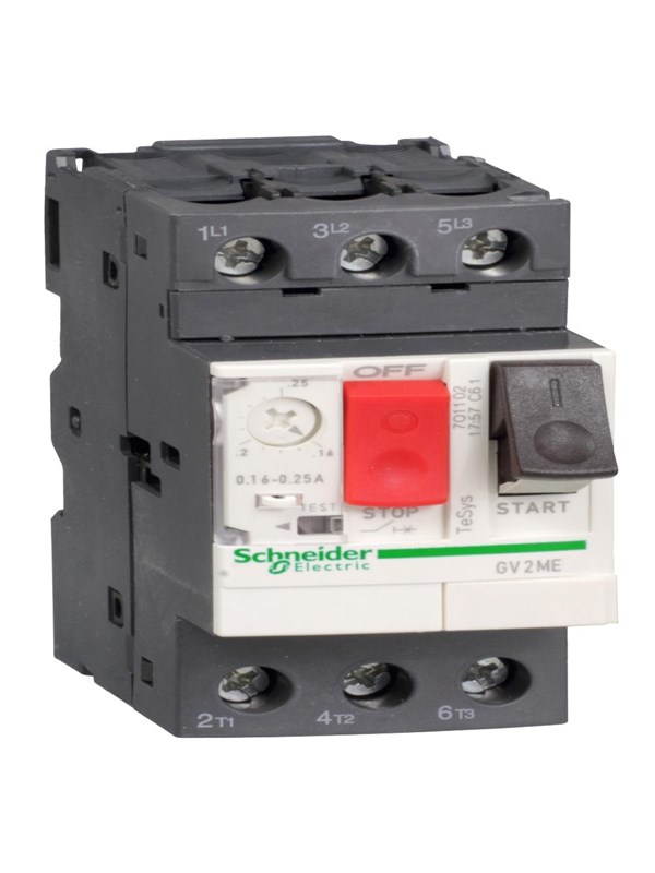 Schneider Electric Tesys gv moottorin sulakekatkaisija gv2me16 termomagneettinen 9
