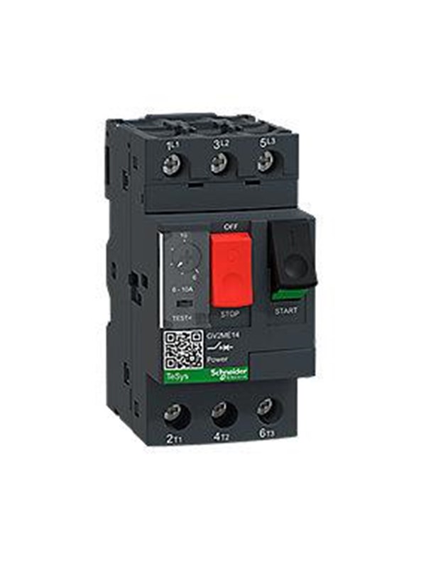 Schneider Electric Tesys gv moottorin sulakekatkaisija gv2me14 termomagneettinen 6