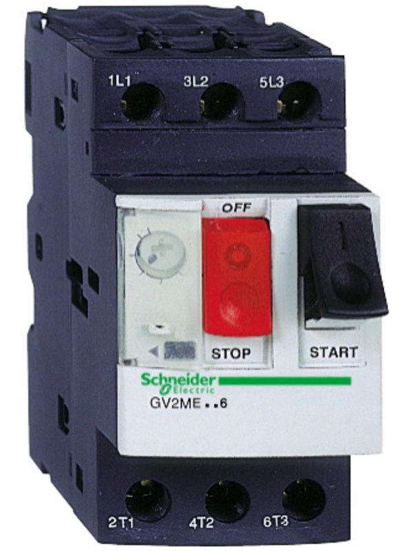 Schneider Electric Tesys gv moottorin sulakekatkaisija gv2me08 termomagneettinen 2.