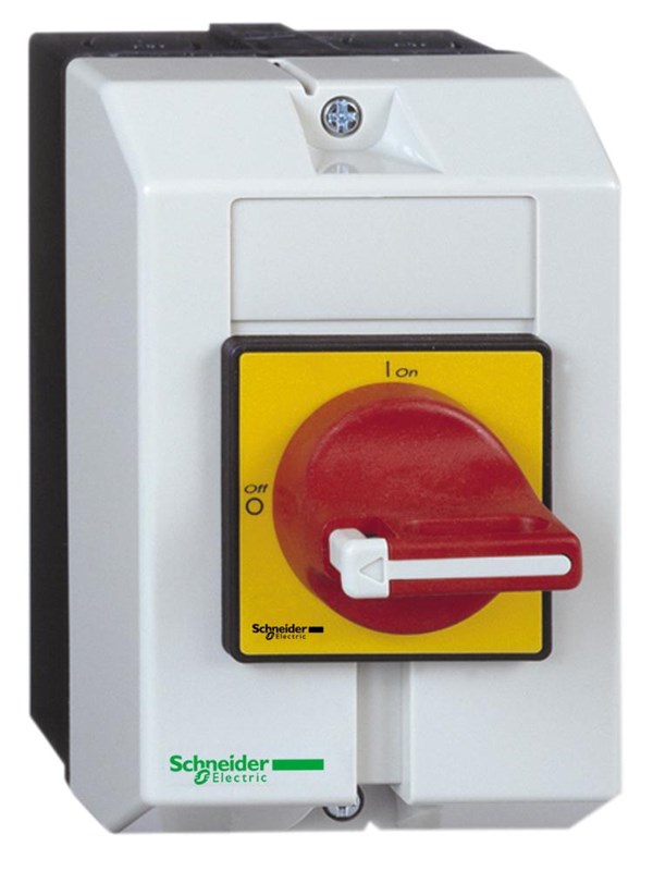 Schneider Electric Pääkatkaisin 12a hätätilanteessa