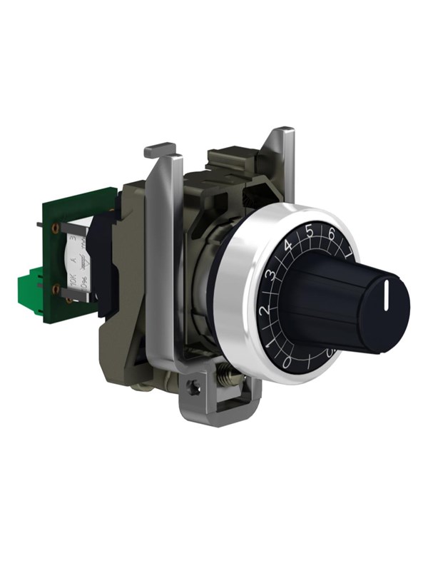 Schneider Electric Potentiometri, kokometallinen, 1 kilo-ohmi.
