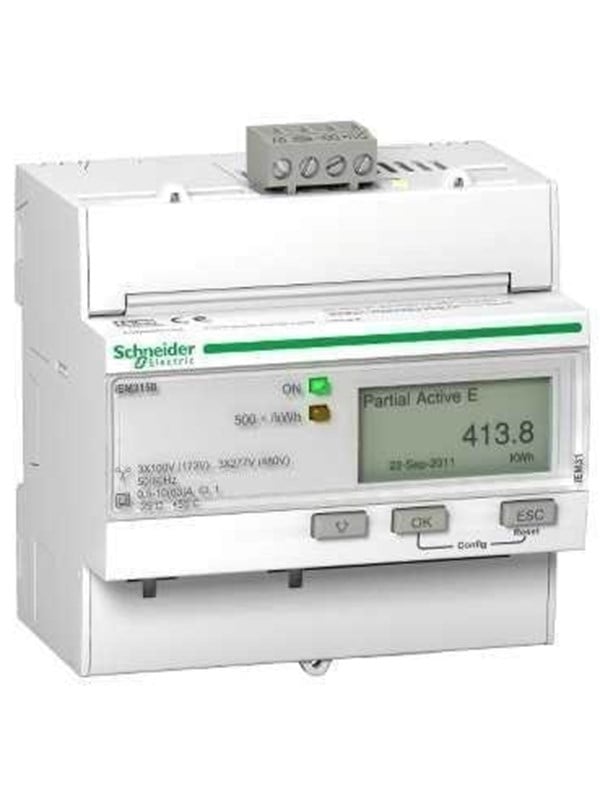 Schneider Electric Triphase kWh mittari ct modbus mid