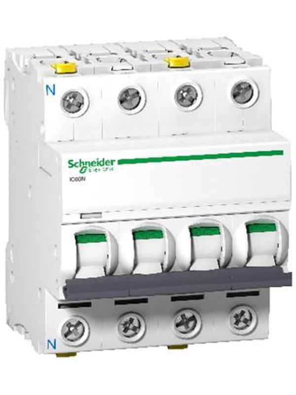 Schneider Electric Acti9 ic60n miniature circuit breaker 3p + n 16 A C curve
