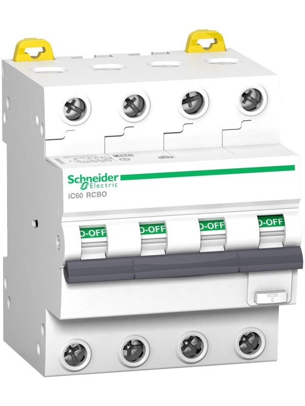 Schneider Electric Acti9 ic60 rcbo 4p 13a 30ma c 6ka a