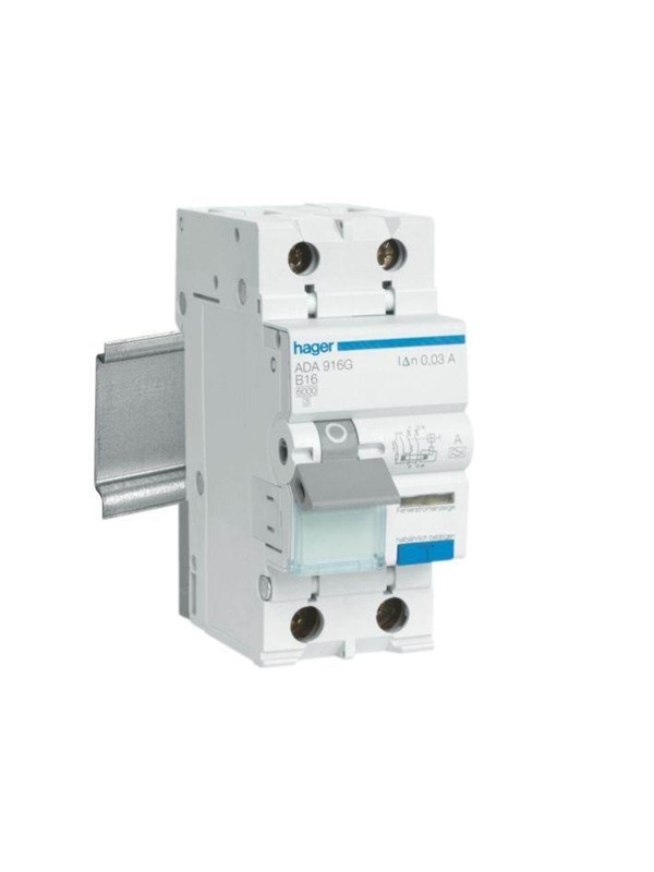 Hager Rcbo 1p+n 6ka c-10a 300ma A