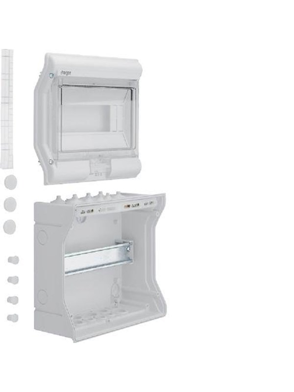 Hager Enclosure 10 module 1 row ip65