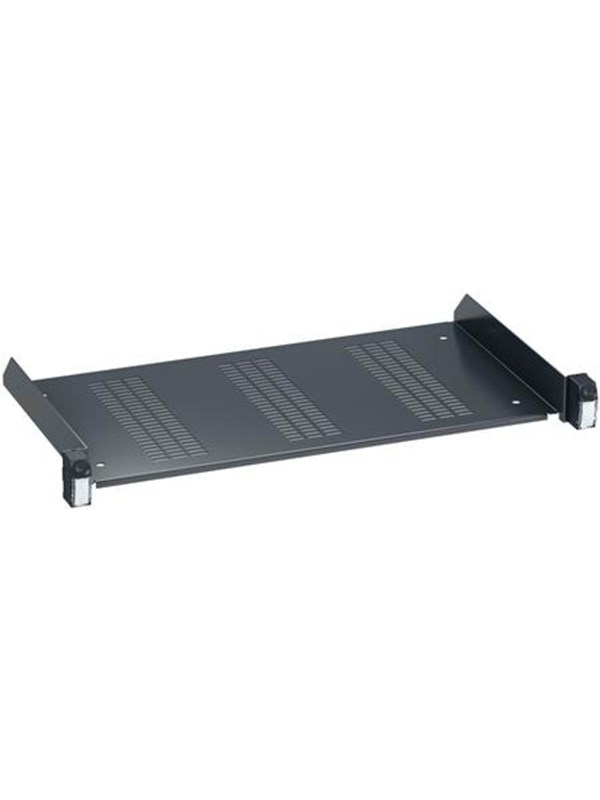 LK Actassi 19'' kiinteä hylly 19 1U, syvyys 250 mm, enintään 15 kg.