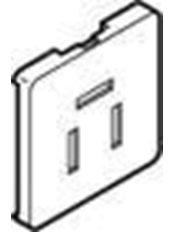 LK Teleoutlet fuga t1 cover 3 poles to md 88 Valkoinen