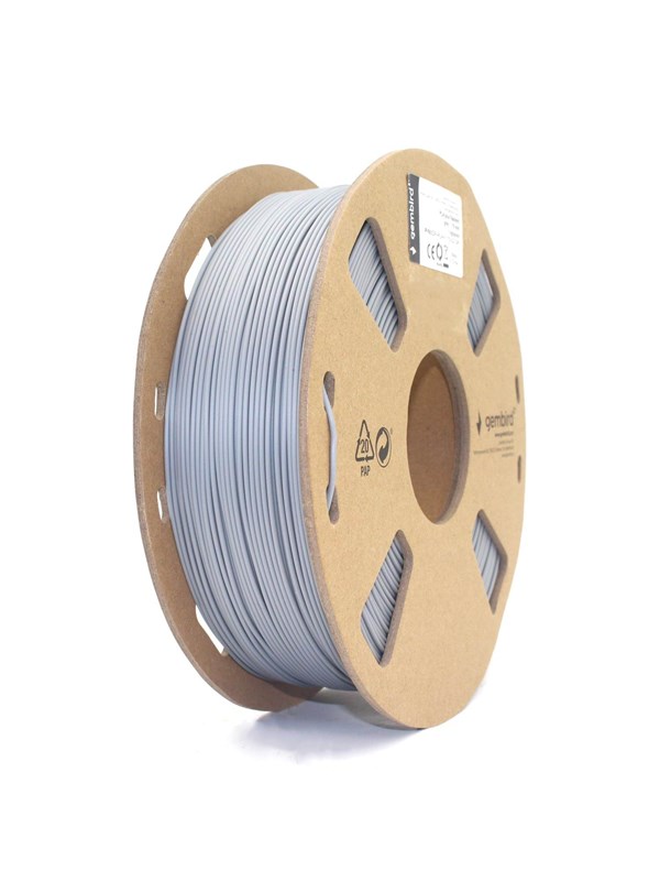 Gembird PLA filament - Harmaa - 1.75mm ø - 1 kg