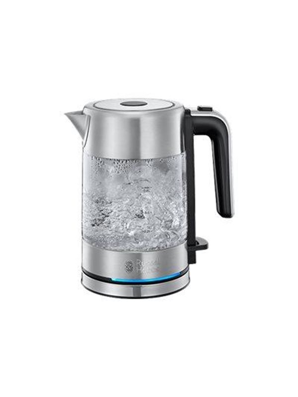 Russell Hobbs Vedenkeitin Compact Home 24190-70 - Glass/glossy stainless steel/black - 2200 W