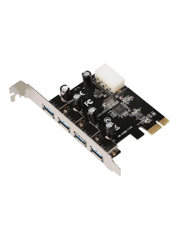 MicroConnect MC-USB3.0-T4B PCI Express 4-porttinen USB 3.2 Gen 1 -laajennuskortti