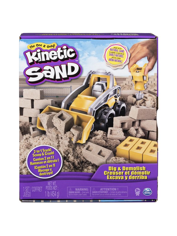 Kinetic Sand Kaiva & tuhoa -setti