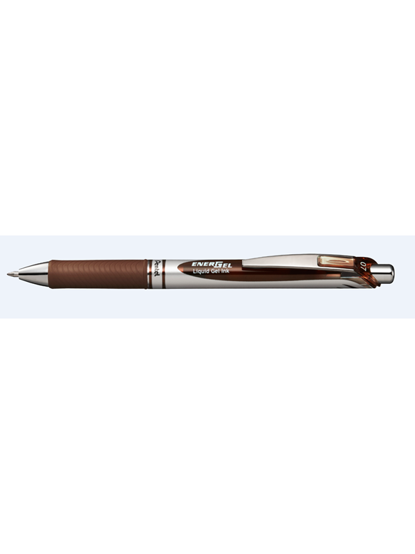 Pentel BL77-E Energel 0.7mm Ruskea - 12 kpl.